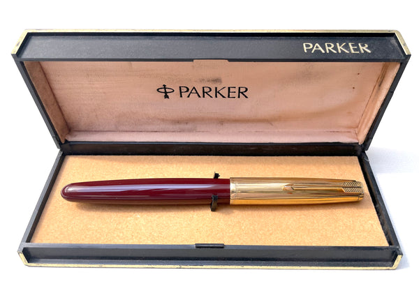 Vintage Parker 51 Aerometric FP in Prototype Cordovan Brown Color, Rare (CM1384)