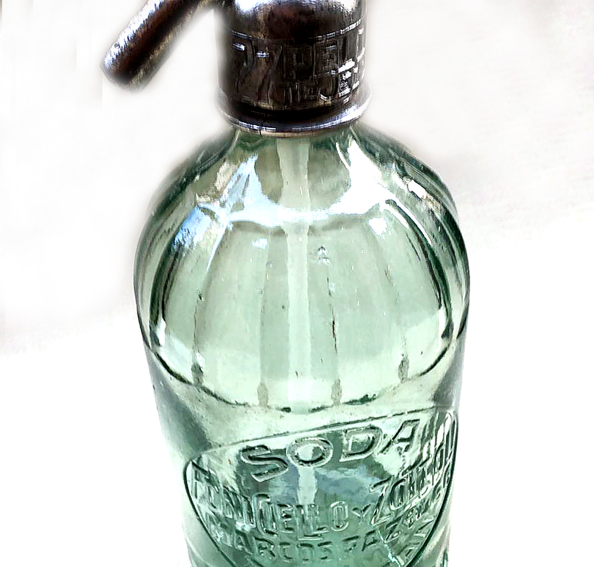 Antique Soda Siphon Pressed Glass Bottle w/Foniciello & Zottoli Adv. -  Pen Parts Store