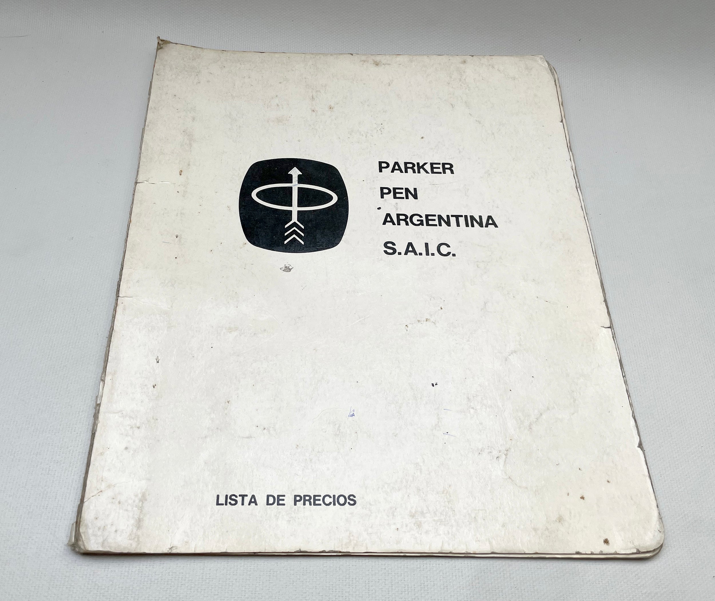 Vintage Original Parker Price List Folder in Cardboard, USA (CM755)