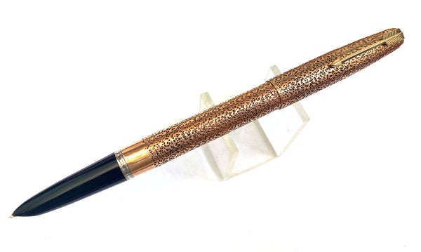 Parker 51 Aerometric Customized "Galaxy" Fountain Pen in Full Copper