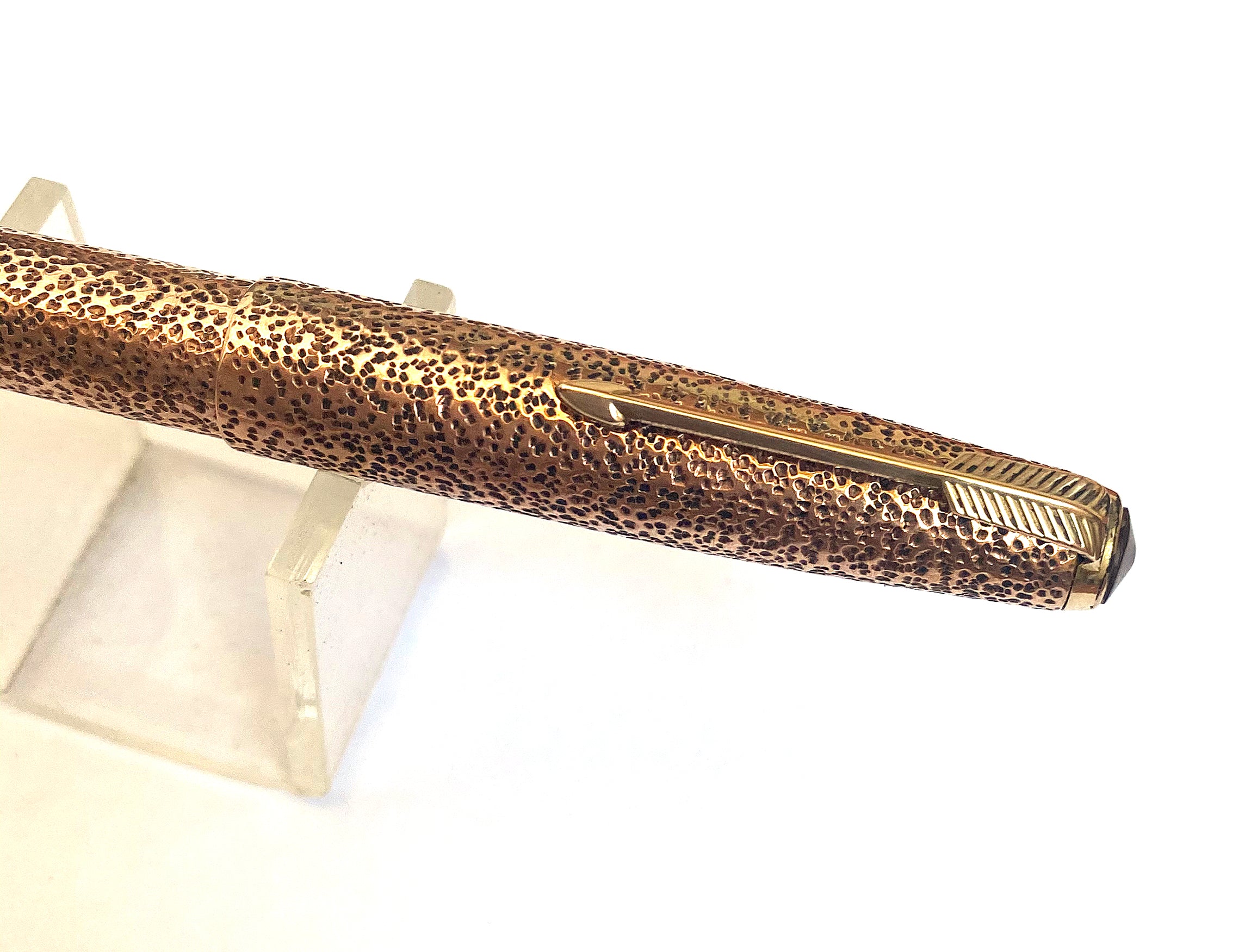 Parker 51 Aerometric Customized "Galaxy" Fountain Pen in Full Copper