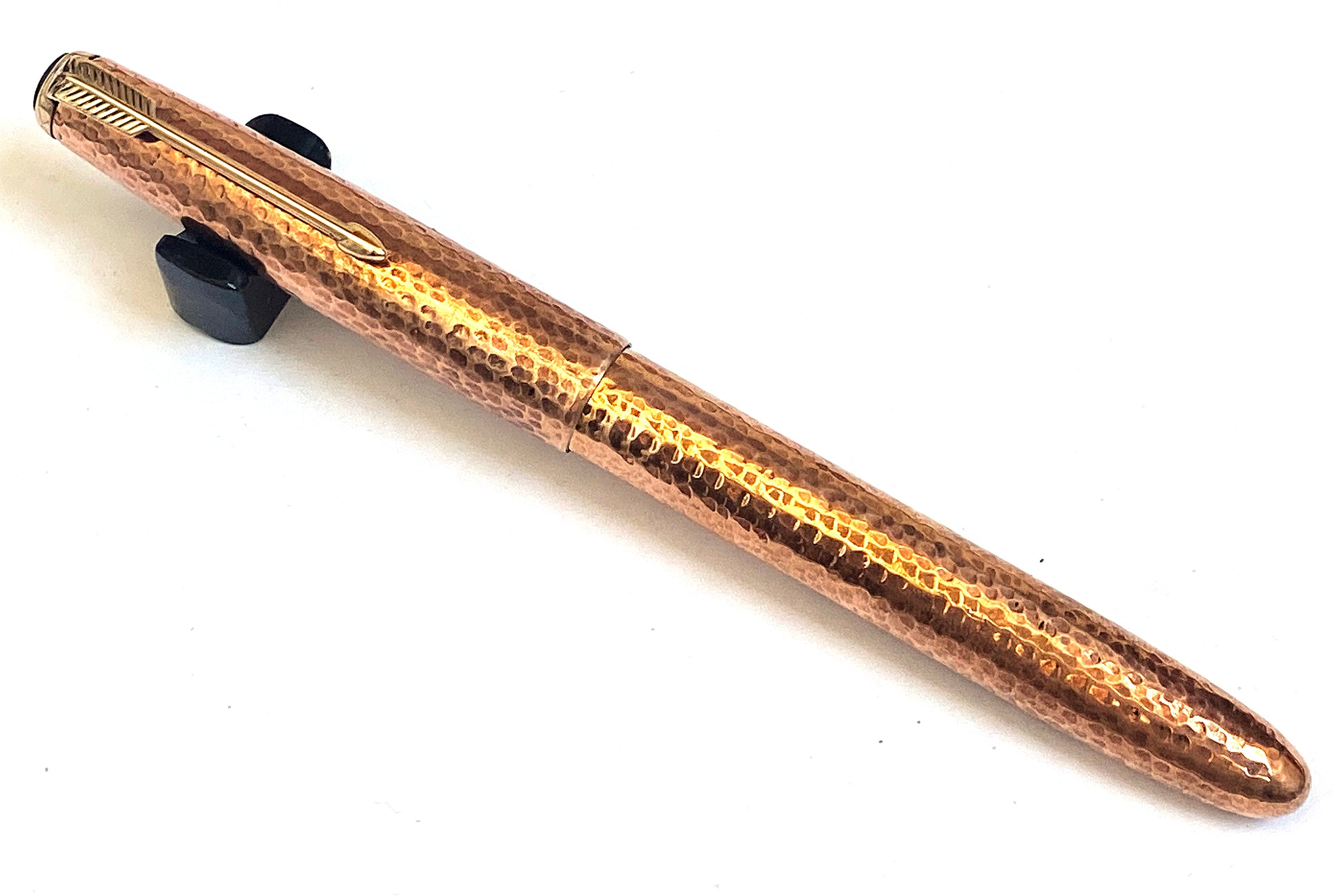 Parker 51 Aerometric Customized "Martele" Fountain Pen in Full Copper