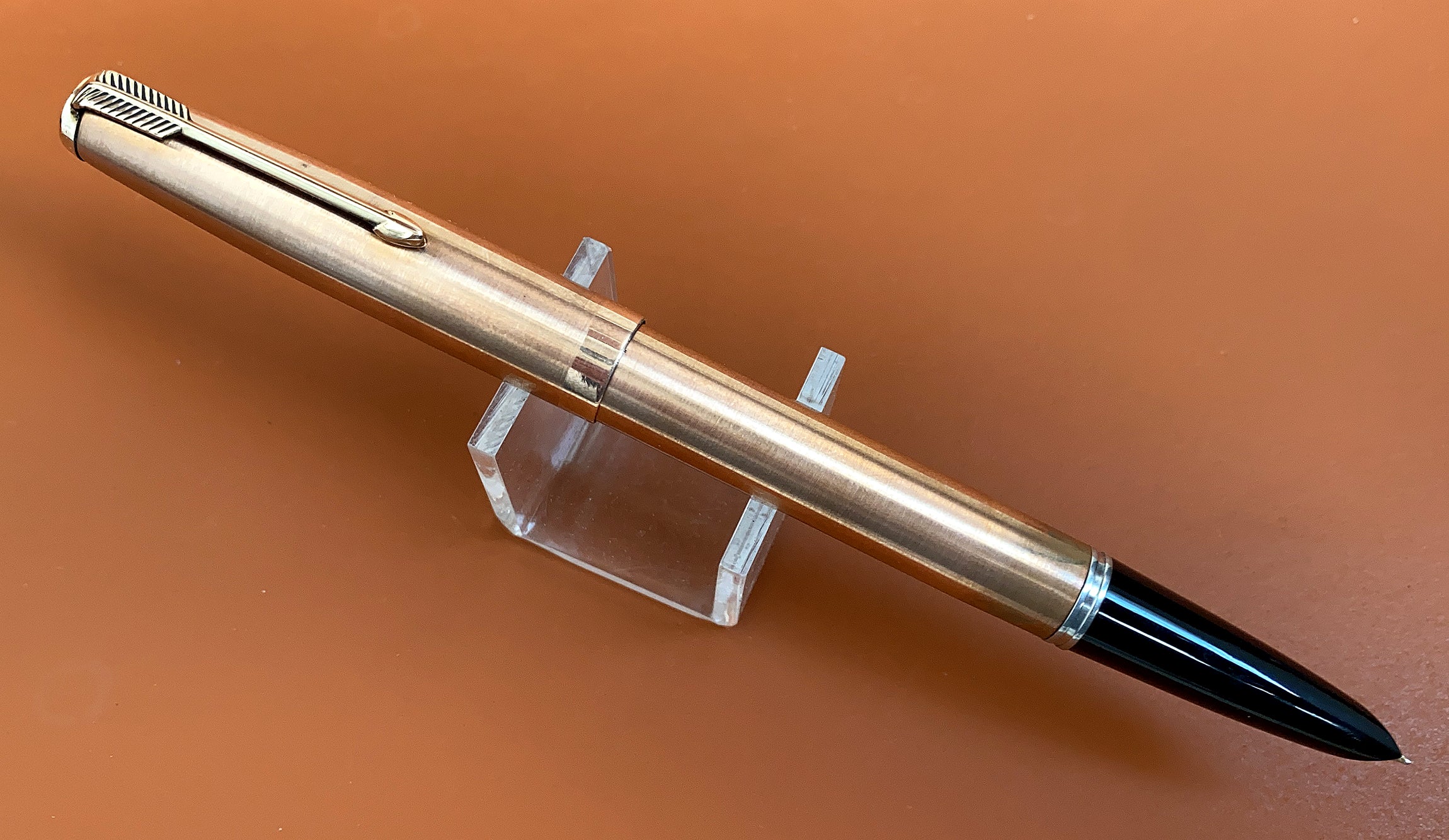 Parker 51 Aerometric Customized Fountain Pen in Full "Plain" Copper